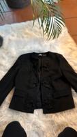 Blazer mit Details und Schulterpolster, classy, Zara, Gr S, black Niedersachsen - Rehlingen Vorschau