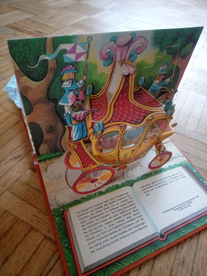 Buch Kinderbuch Der gestiefelte Kater mit Aufklappbildern in Glücksburg