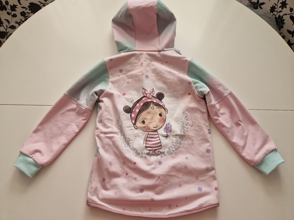 ⭐️ Jacke handmade Käfermädchen und Einhorn Gr. 110 in Wilthen