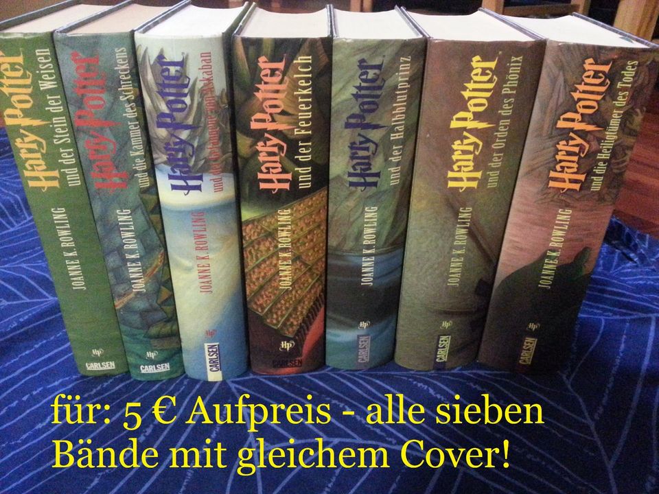 Harry Potter Bücher 1-7 Sammlung Komplett & Gebunden. Gut&Versand in Unterwössen