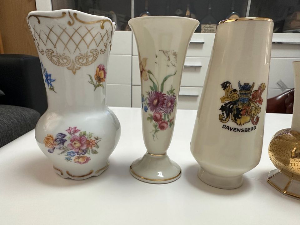 9 x Vintage 50/60er Porzellan Vasen Bavaria Weimar Meißen Al Ka in Dortmund