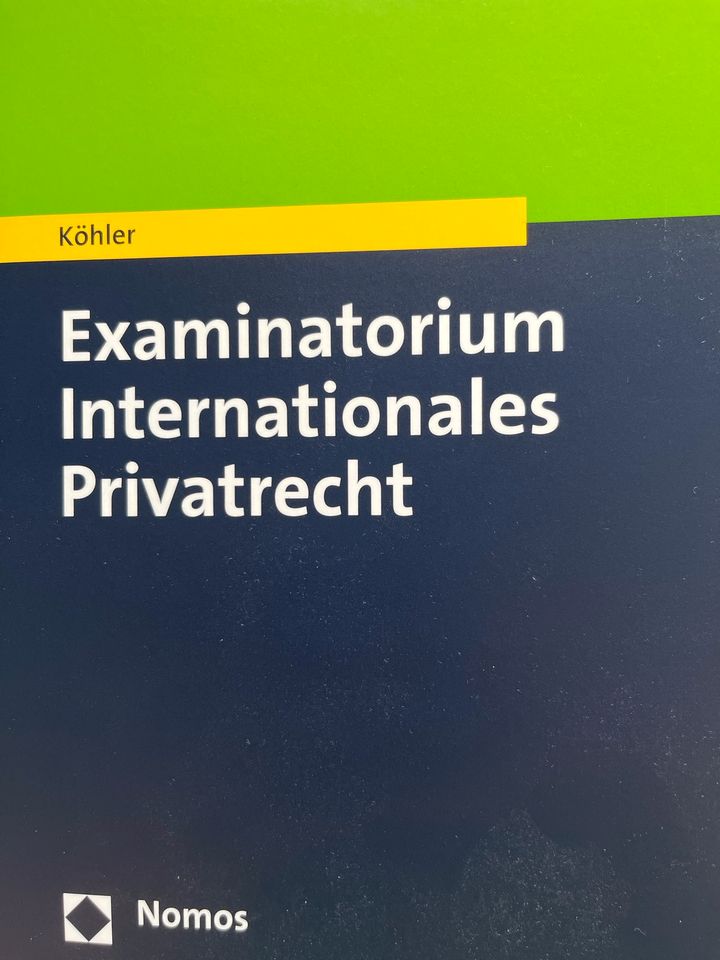 Examinatoriun Internationales Privatrecht 2016 in Kiel