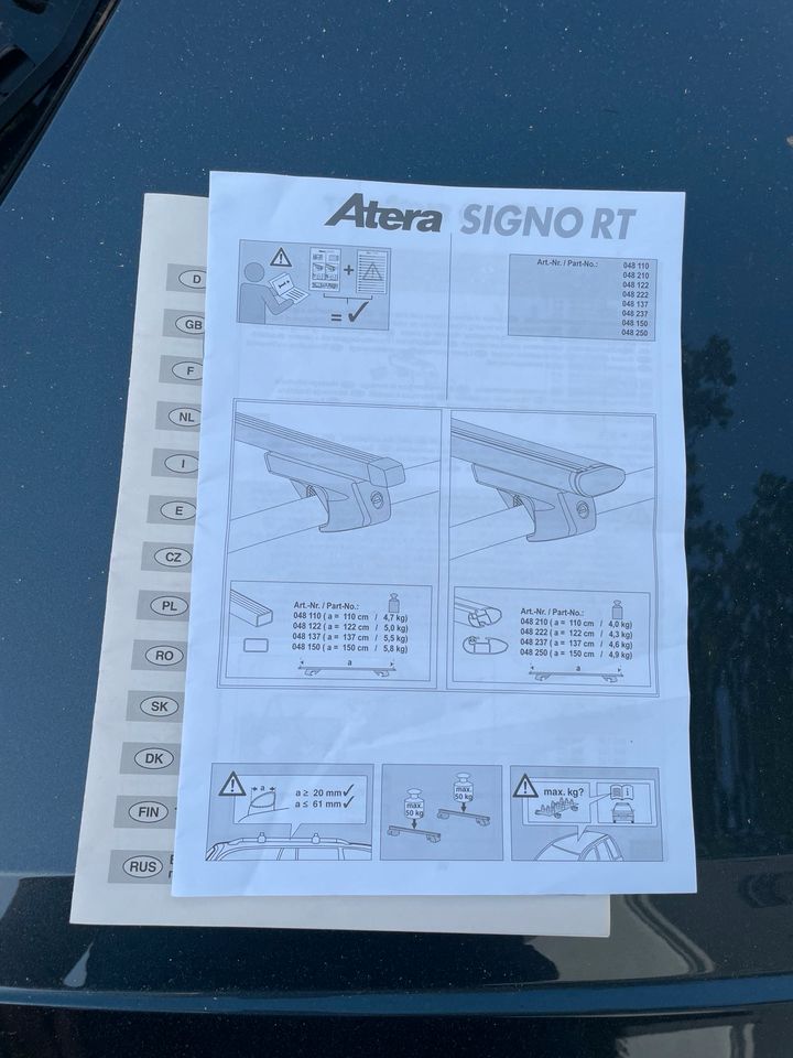 Dachträger Atera Signo RT VW Mercedes BMW Ford Volvo in Hannover