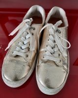 H&M Goldfarbene Sneaker Gr. 38 Hessen - Baunatal Vorschau