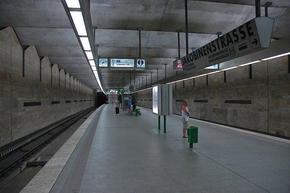 1-Zimmer-Wohnung möbliert, 300m zur U-Bahn Fürth Jakobinenstr in Fürth