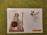 Ersttagsbrief + Gedenkmedaille 80. Geburtstag Papst Benedikt XVI Brandenburg - Potsdam Vorschau