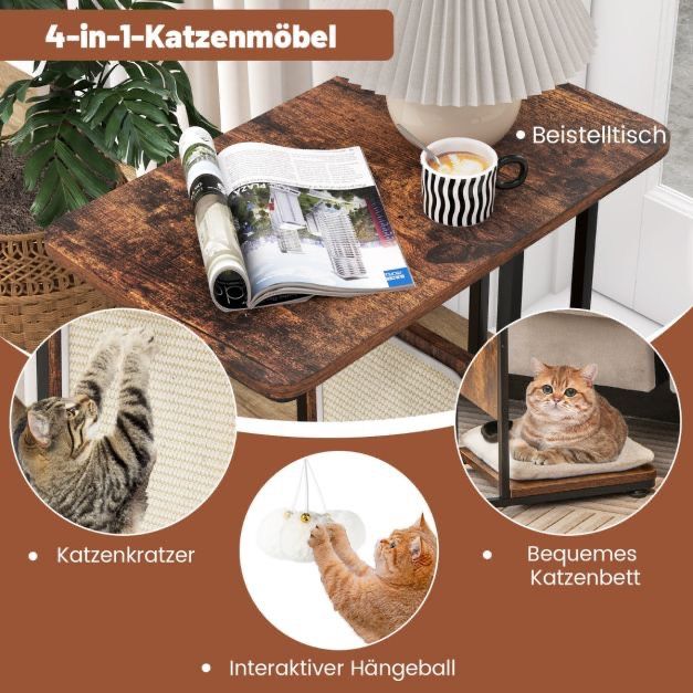 Beistelltisch mit Katzenbaum, NEUWARE, 65€* in Köln