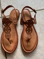 S.oliver Damen zehentrenner Sandalen Sandalette gr.39 Cognac Bayern - Kleinostheim Vorschau