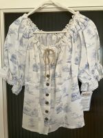 *** Oberteil Top f. Dirndl | weiß/blau | Gr. 42 | NEU *** Berlin - Neukölln Vorschau