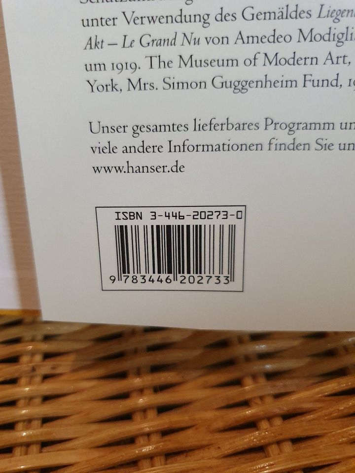 Buch "Das sterbende Tier" in Hamburg