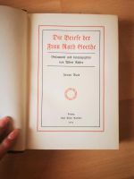 Die Briefe der Frau Rath Goethe Band 1+2 Albert Köster Stuttgart - Sillenbuch Vorschau