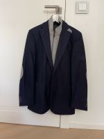 Boggi Sakko Blazer Jackett blau grau Wolle Patches 46 München - Trudering-Riem Vorschau