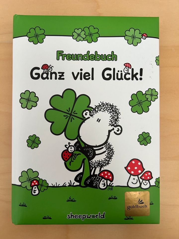 Freundebuch Ganz viel Glück sheepworld in Bad Kreuznach