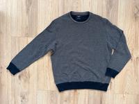 Bugatti Pullover Pulli Sweater Blau Muster Weiß 100% Baumwolle XL Findorff - Findorff-Bürgerweide Vorschau