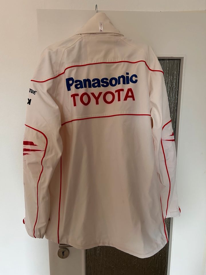 Toyota Jacke Panasonic Größe L Motorsport Formel 1 WRC Regenjacke in Blankenheim