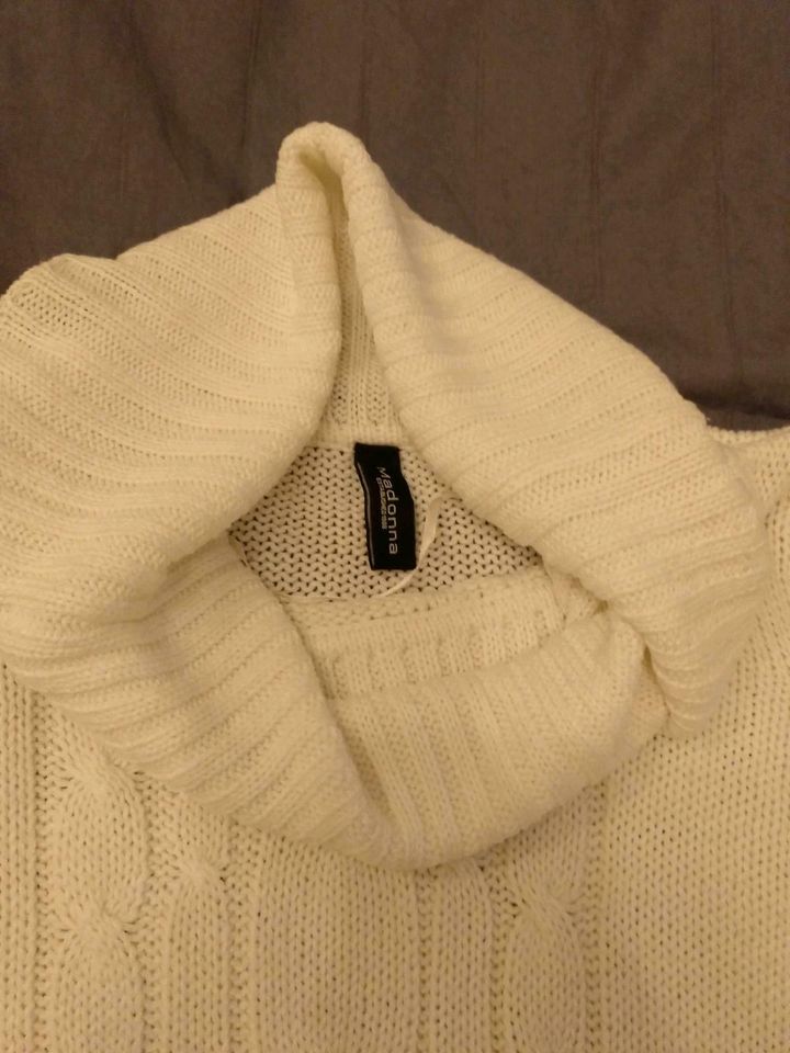 Strick Pullover, Rollkragen, Gr. M, Beige, Madonna in Bergisch Gladbach