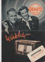 GRAETZ Radio Prospekt 1938 Niedersachsen - Uetze Vorschau