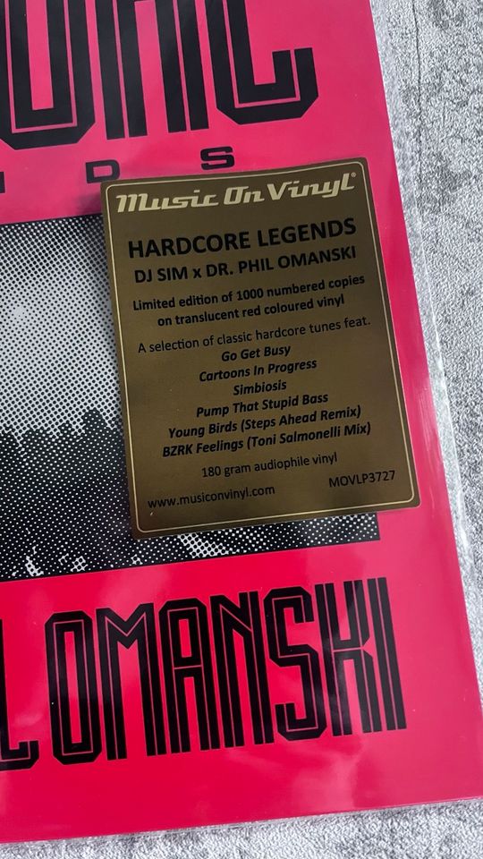 ☑️ Hardcore Legends DJ Sim X Dr. Phil Omanski ⭐ Vinyl ⭐ Limited ⭐ in Wilhelmshaven