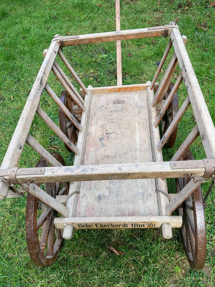 Holzleiterwagen der Gebr. Eberhardt in Sachsenheim