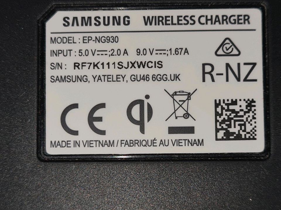 Samsung Fast Charge, Wireless charger Ladestation , Ladeschale, in Pfedelbach