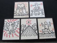 Keith Haring Lithographie Bayer Suite 'Sali-Adalat' 1982 Bayern - Wemding Vorschau