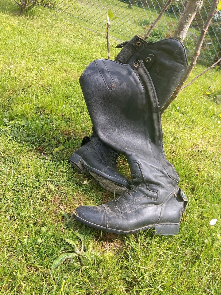 Lederreitstiefel ☆ 40 in Melsungen