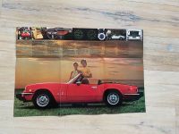 Triumph Spitfire 1500  Werbeplakat / Poster *selten* Bayern - Taufkirchen Vils Vorschau