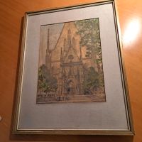 Aquarell "Leipzig, Thomaskirche" Nordrhein-Westfalen - Mettmann Vorschau