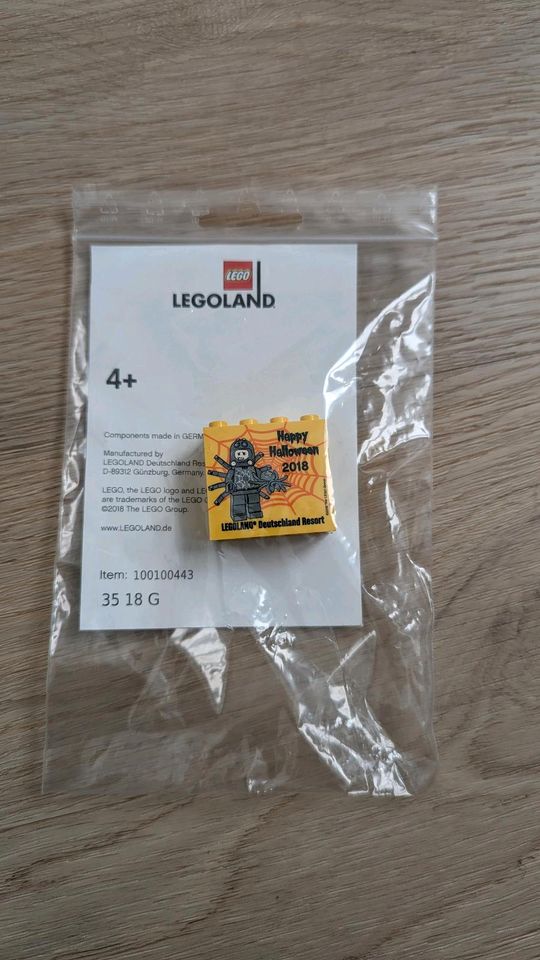 Happy Halloween Lego Sammelstein aus 2018 Legoland Deutschland in Laupheim