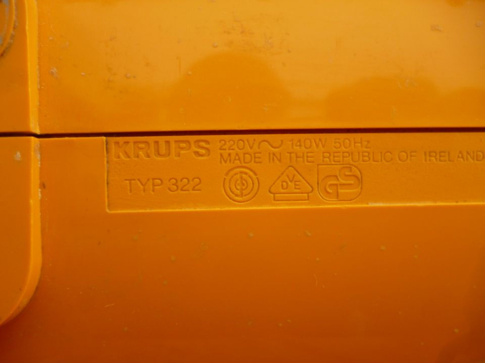Krups 3 Mix 3000  Typ 322 orange ohne Zubehör ! in Waldalgesheim