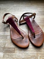 Original BOSS Orange Sandalen Leder mit rotem Wildleder 37 Pankow - Prenzlauer Berg Vorschau