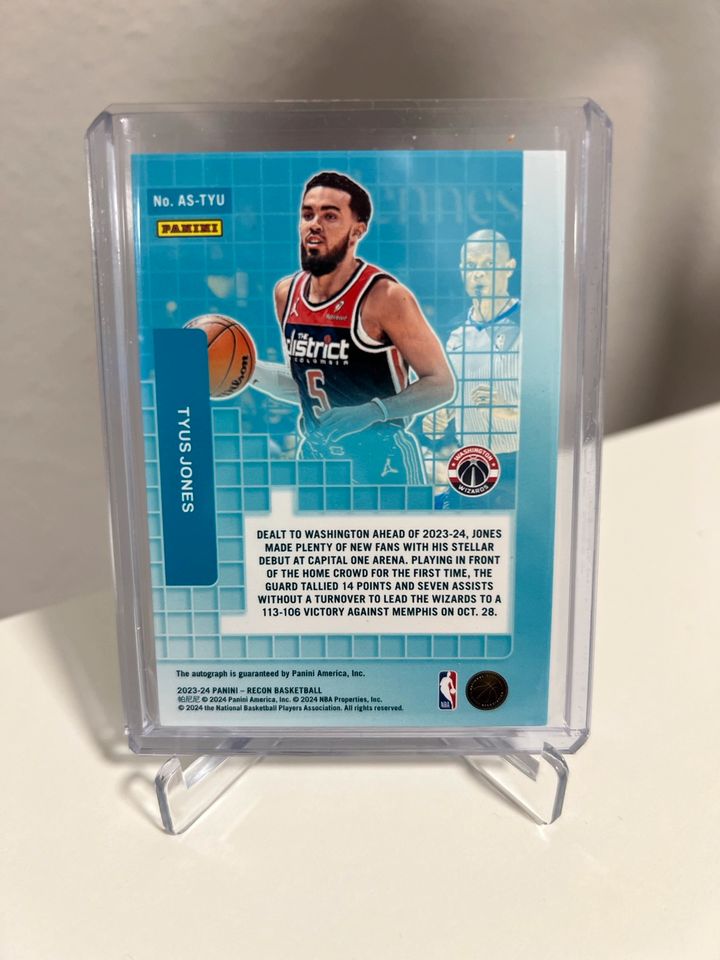 NBA Trading Card Tyus Jones Auto Wizards in Münzenberg