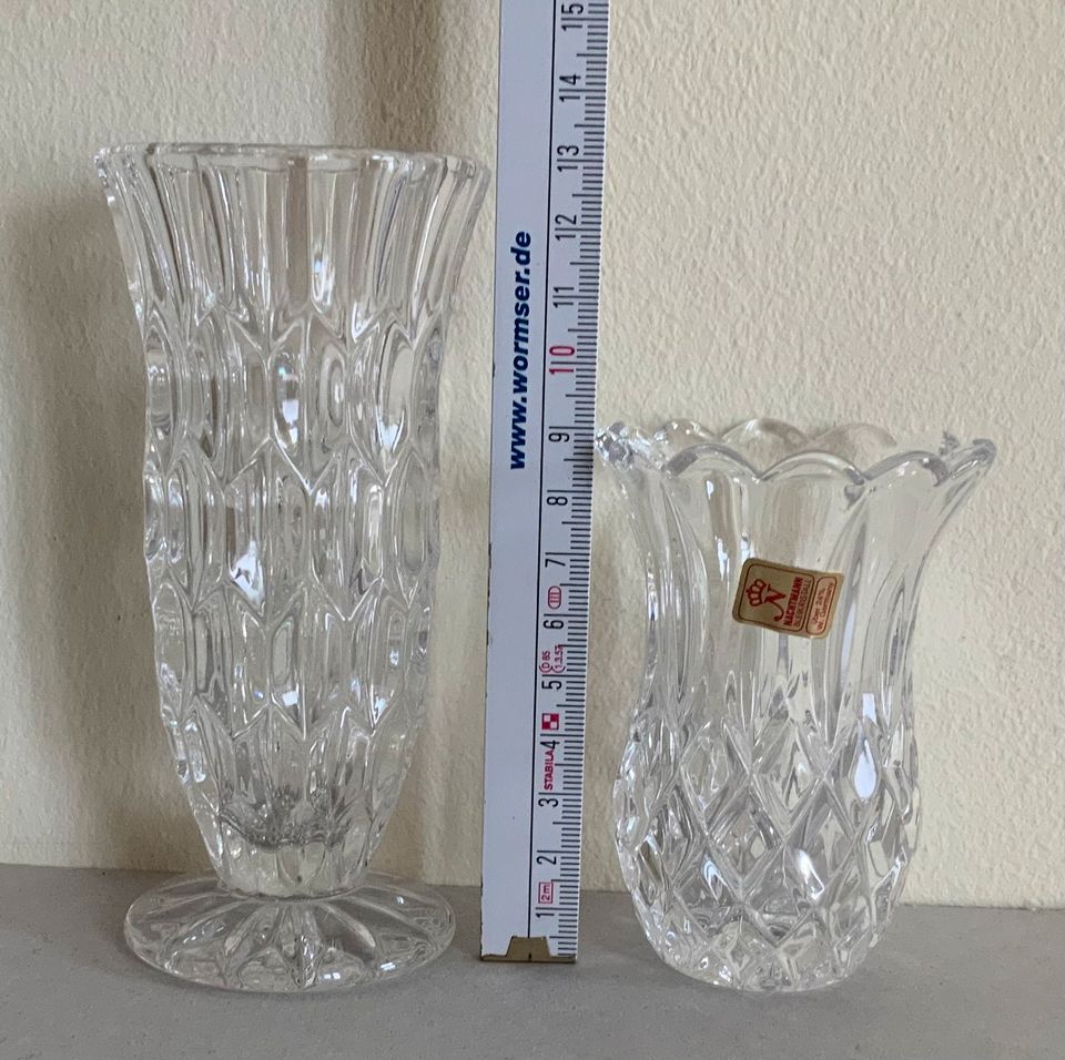 Nachtmann Vase Vasen Glasvase Tischvase Blumenvase Bleikristall in Hirschau