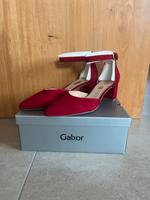 Gabor Pumps Sandalen Absatz wie neu 9 1/2 44 Damen rot wild Leder Bayern - Aschaffenburg Vorschau