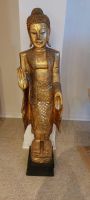 Buddha Figur aus Holz, gold Nordrhein-Westfalen - Neunkirchen Siegerland Vorschau