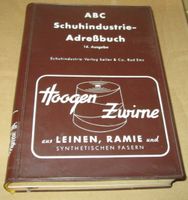 ABC Schuhindustrie-Adressbuch 14. Ausgabe, Verlag Seiler & Co. Rheinland-Pfalz - Pirmasens Vorschau