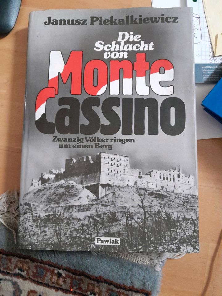 Buch Schlacht von Monte Cassino in Holenberg