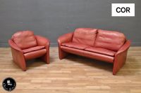 Cor Orbis Garnitur Sofa Couch Vintage Leder Zweisitzer Sessel Nordrhein-Westfalen - Lage Vorschau