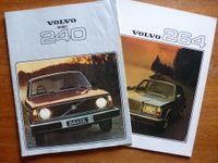 Volvo 240 (1978) + Volvo 264 (1976): Prospekt Katalog Werbung Niedersachsen - Ritterhude Vorschau