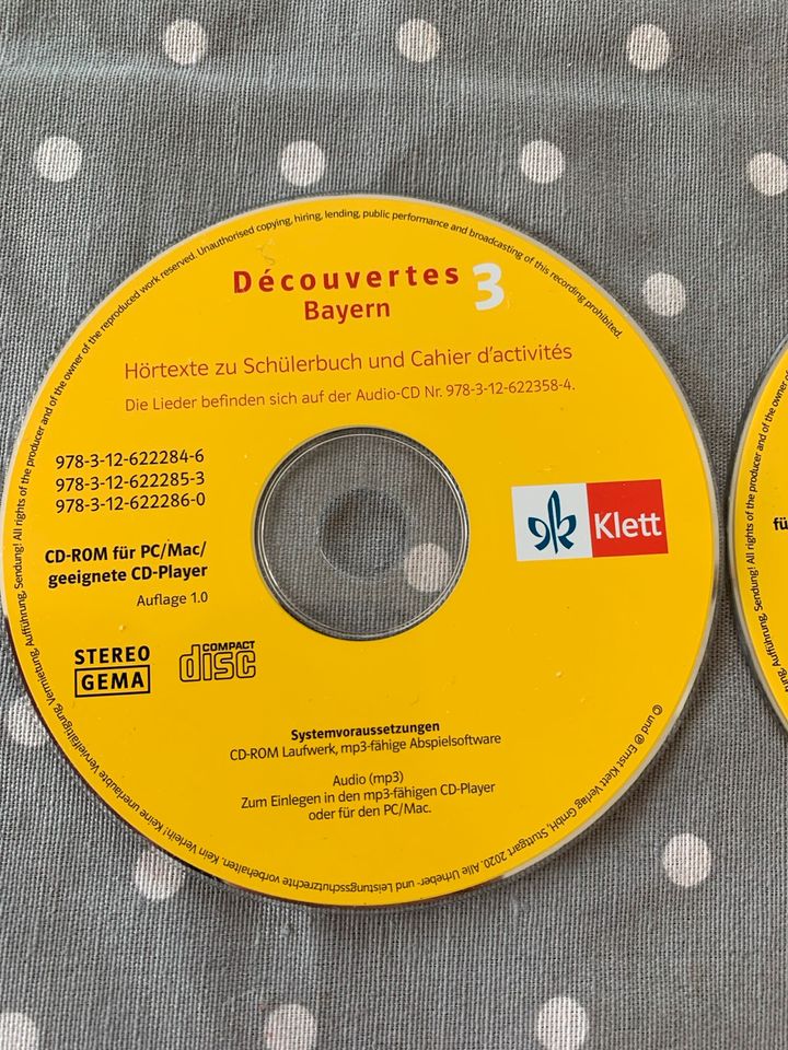 Französisch ❤️ Decouvertes 3 Bayern ❤️ CD Rom in Reichertshofen