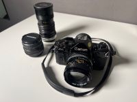 Canon A1 analoge 35mm SLR mit 3 Objektiven Niedersachsen - Edewecht Vorschau