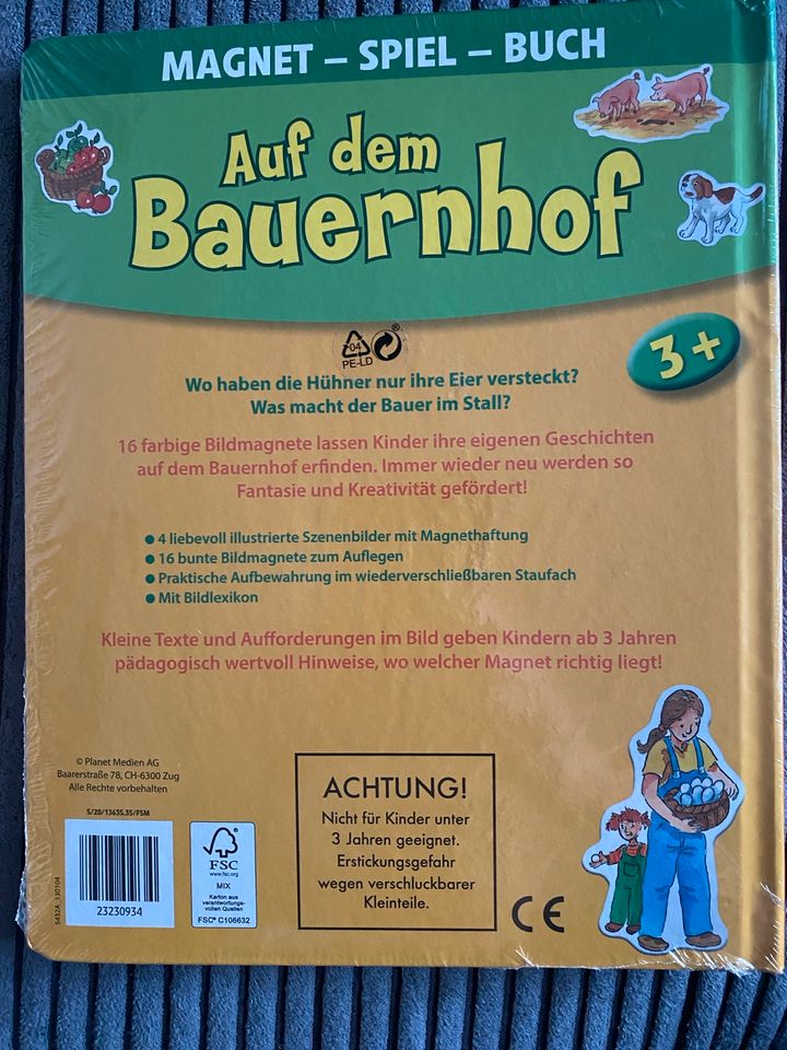 Magnet-Spiel-Buch*Neu*Auf dem Bauernhof*Traktor*Tiere in Swisttal