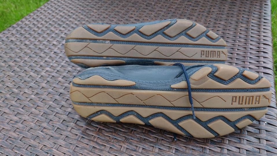 Puma Herren Retro Sneaker Schuhe  Leder EU 44 dunkelblau in Kulmbach