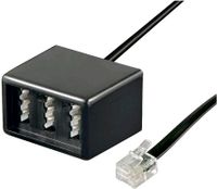 TAE Adapter ~ Schwarz, 0.2 m ~ RJ11-Stecker Rheinland-Pfalz - Diez Vorschau