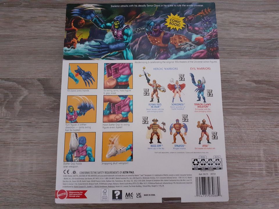 Masters of the Universe Origins TERROR CLAWS SKELETOR US Karte in Bitburg