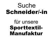 SUCHE Zuschneider/-in für Sportbekleidung Baden-Württemberg - Remchingen Vorschau