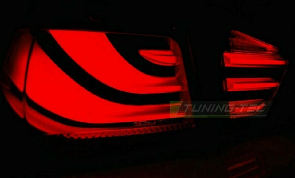 Led Lightbar Rückleuchten schwarz smoke für BMW 3er E90 Limo 8-11 in Calden