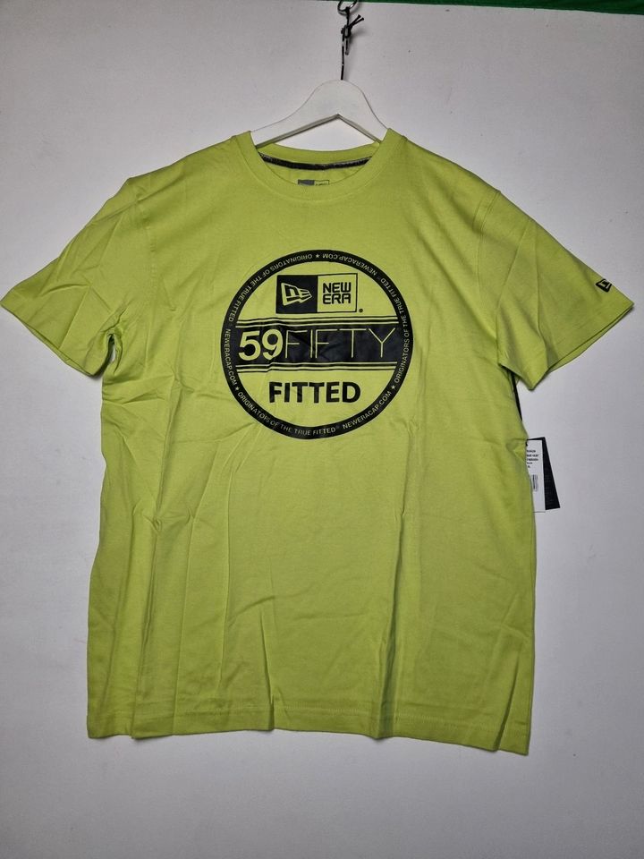 NEU - SIZE XL - NEW ERA T-SHIRT LIMEGREEN GRÜN in Hanau