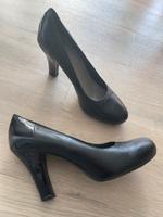 Pumps Vagabond 40 schwarz Leder Lack Schuhe Absatz Marburg - Wehrda Vorschau