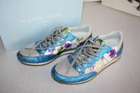 Philippe Model ~ Schuhe Sneaker Tropez blau Blüten Gr. 38 NP 208€ Bayern - Bad Staffelstein Vorschau